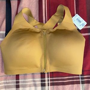 Gold lululemon enlite bra